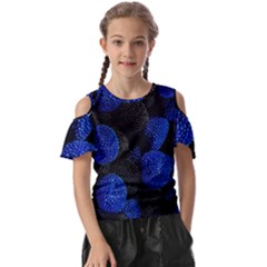 Raspberry One Edge Kids  Butterfly Cutout T-Shirt