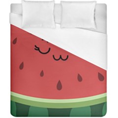 Watermelon Lock Love Duvet Cover (california King Size)