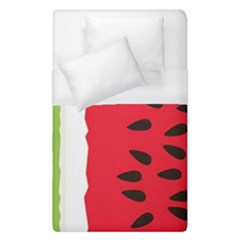 Watermelon Black Green Melon Red Duvet Cover (Single Size)