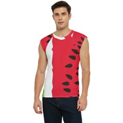 Watermelon Black Green Melon Red Men s Raglan Cap Sleeve T-Shirt