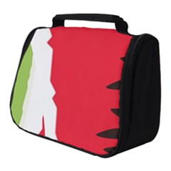 Watermelon Black Green Melon Red Full Print Travel Pouch (small) by Cemarart
