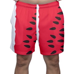 Watermelon Black Green Melon Red Men s Shorts