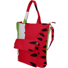 Watermelon Black Green Melon Red Shoulder Tote Bag