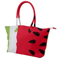 Watermelon Black Green Melon Red Canvas Shoulder Bag