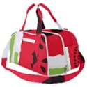 Watermelon Black Green Melon Red Burner Gym Duffel Bag View2