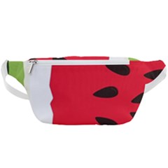 Watermelon Black Green Melon Red Waist Bag 