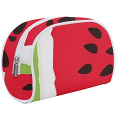 Watermelon Black Green Melon Red Make Up Case (Large)