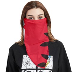 Watermelon Black Green Melon Red Face Covering Bandana (Triangle)