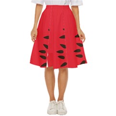 Watermelon Black Green Melon Red Classic Short Skirt