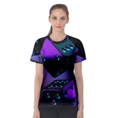 3d Love Ludo Game Women s Sport Mesh T-shirt