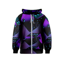 3d Love Ludo Game Kids  Zipper Hoodie