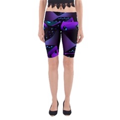 3d Love Ludo Game Yoga Cropped Leggings