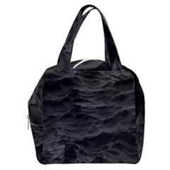 Black Sea Minimalist Dark Aesthetics Vaporwave Boxy Hand Bag by Cemarart