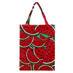 Summer Watermelon Fruit Classic Tote Bag