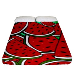 Summer Watermelon Fruit Fitted Sheet (king Size)