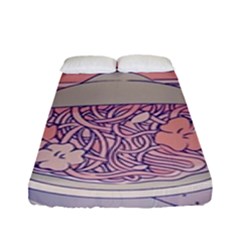 Ramen Kawaii Aesthetic Pink Fitted Sheet (full/ Double Size)