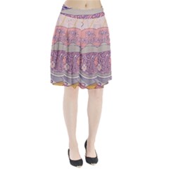 Ramen Kawaii Aesthetic Pink Pleated Skirt