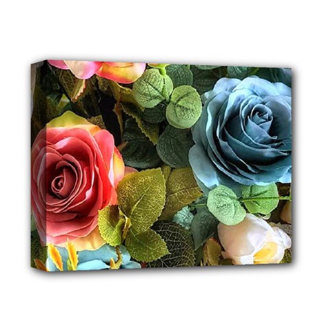 Flower Roses Deluxe Canvas 14  X 11  (stretched)