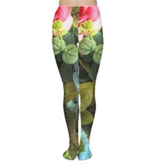 Flower Roses Tights