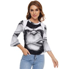 Png Huod Bell Sleeve Top