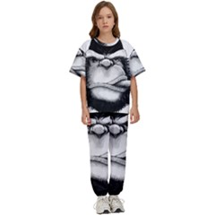 Png Huod Kids  T-shirt And Pants Sports Set by saad11