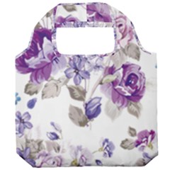 Flower-floral-design-paper-pattern-purple-watercolor-flowers-vector-material-90d2d381fc90ea7e9bf8355 Foldable Grocery Recycle Bag