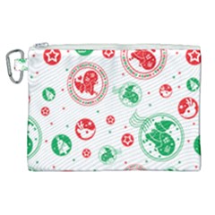 Christmas-texture-mapping-pattern-christmas-pattern-1bb24435f024a2a0b338c323e4cb4c29 Canvas Cosmetic Bag (xl)