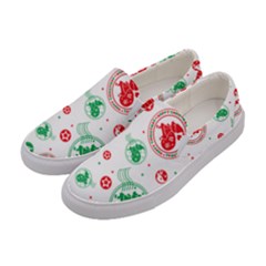 Christmas-texture-mapping-pattern-christmas-pattern-1bb24435f024a2a0b338c323e4cb4c29 Women s Canvas Slip Ons by saad11