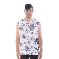 Snowflake-icon-vector-christmas-seamless-background-531ed32d02319f9f1bce1dc6587194eb Men s Basketball Tank Top by saad11