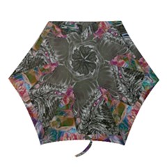 Wing on abstract delta Mini Folding Umbrellas