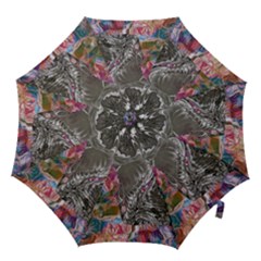 Wing on abstract delta Hook Handle Umbrellas (Medium)