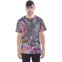 Wing on abstract delta Men s Sport Mesh T-Shirt
