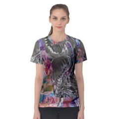 Wing on abstract delta Women s Sport Mesh T-Shirt