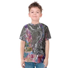 Wing On Abstract Delta Kids  Cotton T-shirt