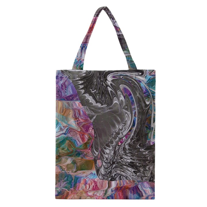 Wing on abstract delta Classic Tote Bag