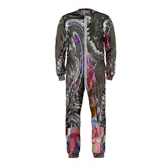 Wing On Abstract Delta Onepiece Jumpsuit (kids) by kaleidomarblingart