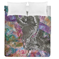 Wing on abstract delta Duvet Cover Double Side (Queen Size)
