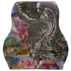 Wing on abstract delta Car Seat Velour Cushion 