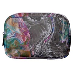 Wing On Abstract Delta Make Up Pouch (small) by kaleidomarblingart