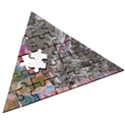 Wing on abstract delta Wooden Puzzle Triangle View3