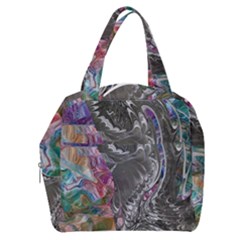 Wing on abstract delta Boxy Hand Bag