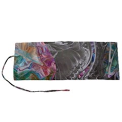 Wing on abstract delta Roll Up Canvas Pencil Holder (S)