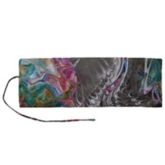 Wing on abstract delta Roll Up Canvas Pencil Holder (M)