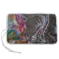 Wing On Abstract Delta Pen Storage Case (m) by kaleidomarblingart