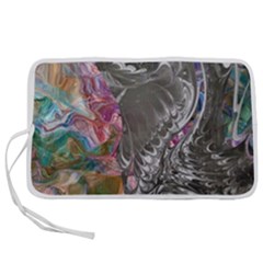 Wing on abstract delta Pen Storage Case (L)