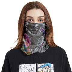Wing on abstract delta Face Covering Bandana (Two Sides)