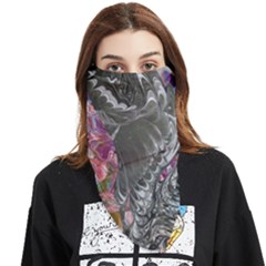 Wing on abstract delta Face Covering Bandana (Triangle)