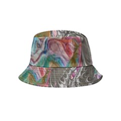 Wing on abstract delta Inside Out Bucket Hat (Kids)