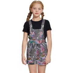 Wing on abstract delta Kids  Short Overalls