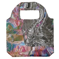 Wing on abstract delta Premium Foldable Grocery Recycle Bag